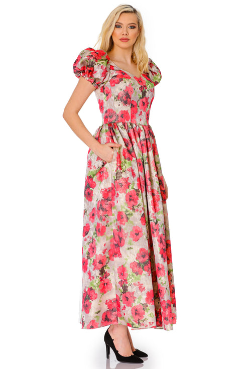 Rochie jacquard T-42